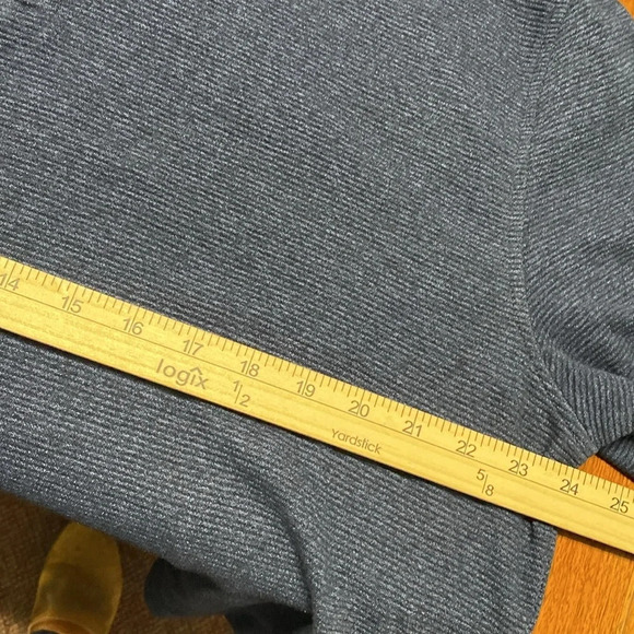 Van Heusen Shirt Classic Fit Natural Flex Stretch Quarter Zip Size‎ XL - Picture 7 of 8